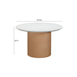Rose  47" Round Dining Table