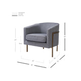 Harrod Lounge Chair - Fabric