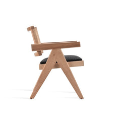 Pierre J Lounge Chair  - Half Wicker
