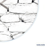 Karlsson Brick Glass Clock