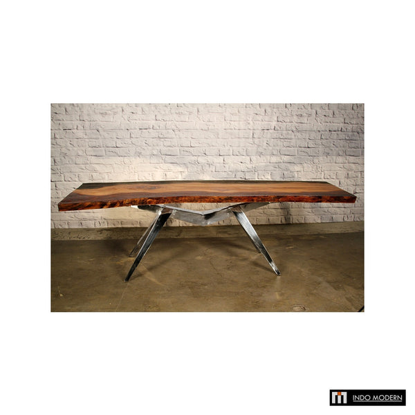 NEW: Indo Modern Live Edge Wood tables: