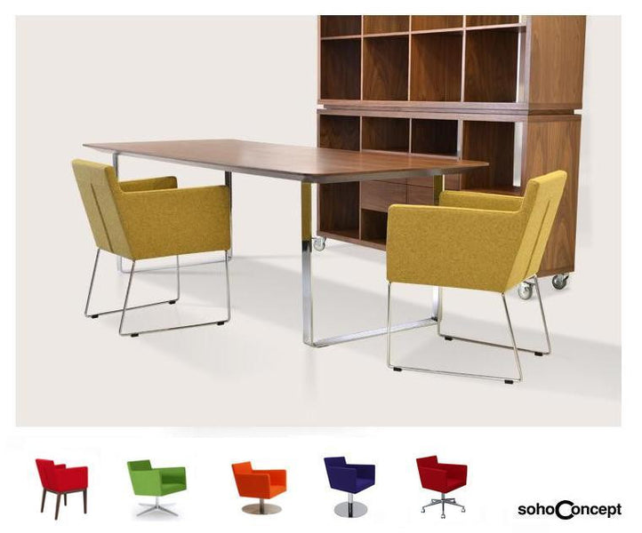NEW: 4 star base is now available for the Sohoconcept side chairs.
