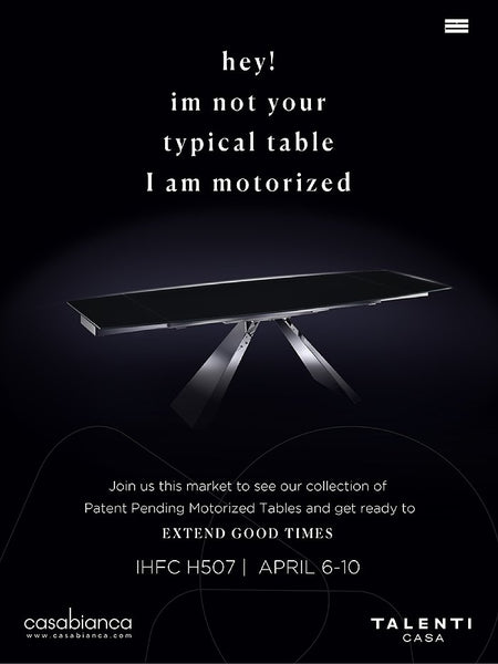Icon Motorized Extendable Dining Table