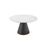 Geneva KD Ceramic Top 51" Round Dining Table