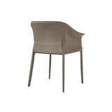 Callie Recycled Leather Dining Arm Chair