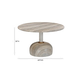 Omaha Concrete 48" Round Dining Table