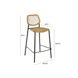 Lucy Outdoor Counter Stool