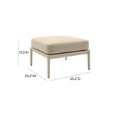 Kapri  Outdoor Ottoman