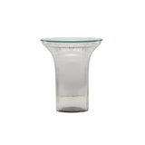 Cassandra  Glass Flared Side Table