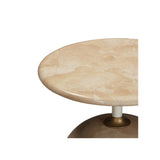 Mire Rose Faux Marble Side Table