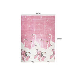 Flamingo Pink 8' x 10' Area Rug