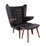 Stilnovo Poppa Bear Chair and Ottoman Set - Leather