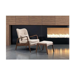 Zuo Bully Lounge Chair and Ottoman