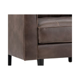 Donnie Faux Leather Armchair - Set of 2