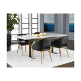 Thatcher  Brass Dining Chair - Set of 4