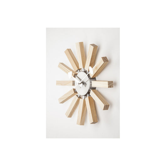 Stilnovo Wood Spokes Clock 2