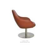 Gazel Arm Round Lounge Chair