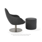 Gazel Arm Round Lounge Chair