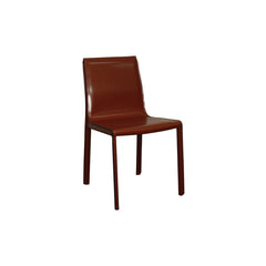 Gervin Recycled Leather Dining Chair - Set of 2