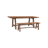 Bedford 79" A Base Dining Table