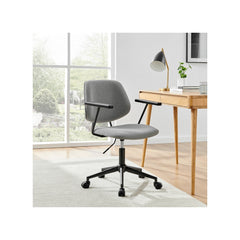 Noah KD Fabric Swivel Office Arm Chair