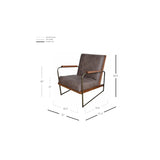 Damian PU Accent Chair