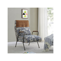 Kahlo Lounge Chair - Azure Floral