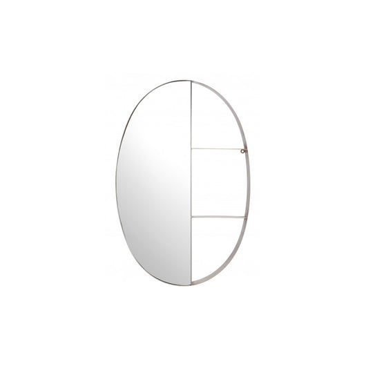 Latitude Oval Shelf Mirror