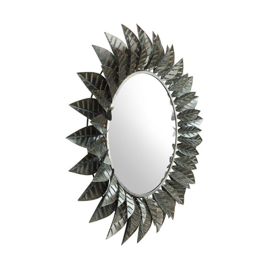 Leaf Round Mirror