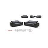 Giovani  Leather Loveseat