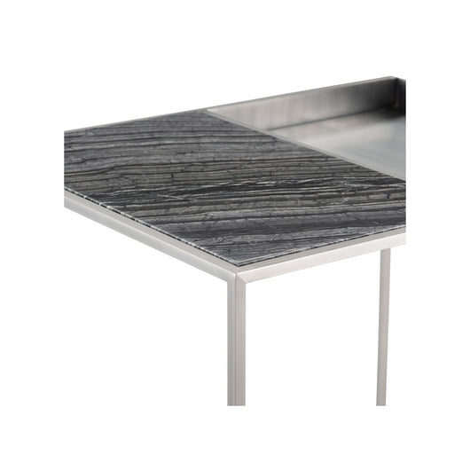 Nuevo Corbett Side Table - Steel