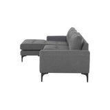 Nuevo Colyn Sectional Sofa - Black Legs