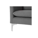 Nuevo Anders 2 Arm Sectional  - Brushed Steel