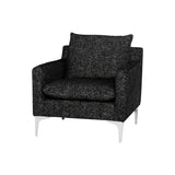 Nuevo Anders Lounge Chair - Silver Legs