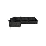 Nuevo Anders 2 Arm Sectional  - Brushed Steel
