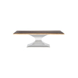 Nuevo Praetorian Wood Top Dining Table 112"