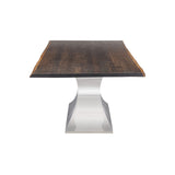 Nuevo Praetorian Wood Top Dining Table 112"