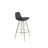 Mobili Modern Lyra Bar Stool - Dowel