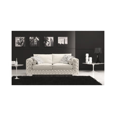 Vanity  Leather Loveseat