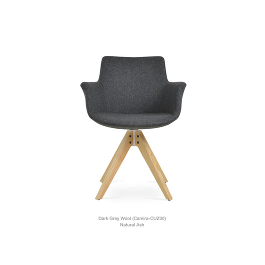 Sohoconcept Bottega Pyramid Swivel  Chair