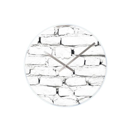 Karlsson Brick Glass Clock