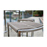 Stone Backless Outdoor Barstool