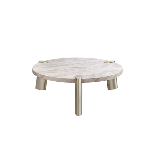 Mimeo Large Round Coffee Table In Marble