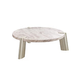 Mimeo Large Round Coffee Table In Marble
