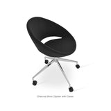 Sohoconcept Crescent Spider Dining Chair- Casters