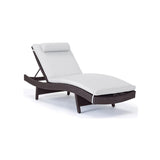 Caluco Dijon Curved Single Chaise - Sunbrella A