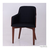 B&T  Hudson Dining Chair - Wood Legs