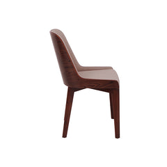 Nuans Hudson Side Chair - Wood Legs