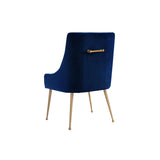 TOV Beatrix Velvet Side Chair - Gold