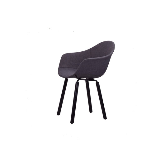 Toou TA Dining Arm Chair - YI Base - Upholstered